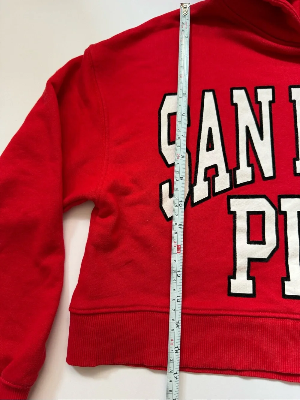Zara Kids San Diego Pier Hoodie Red Sweatshirt Girls Size 11-12